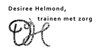 Logo Desiree Helmond, trainen met zorg